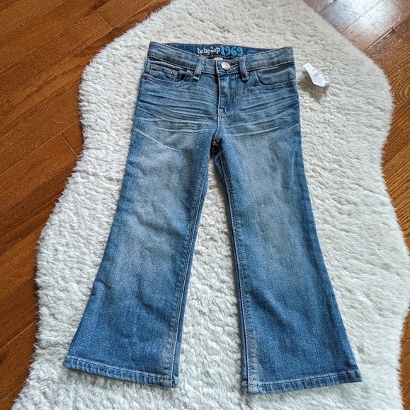 Baby GAP kids bell bottoms flare jeans 3 - Picture 1 of 5
